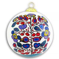 Norval Morrisseau Glass Ornaments - Woodland:: Ornement de verre Norval Morrisseau - Woodland