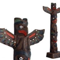 Totem Thunderbird-Bear pole:: Totem