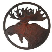 Moose Trivet in Recycled Fiber Glass:: Sous-plat orignal en fibre de verre recycl