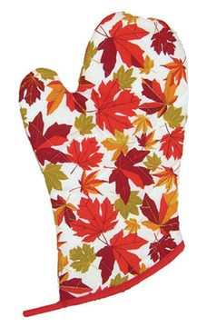 Autumn Maple Leaf Oven Mitt:: Mitaine de four avec des feuilles d'