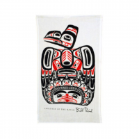 Bill Reid Children of the Raven Tea Towel