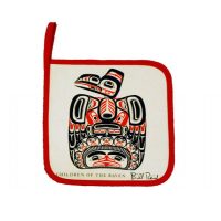 Bill Reid Potholder - Children of the Raven