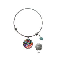 Circle Charm Bangle