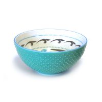Medium Porcelain Art Bowl - Kille Whale by Trevor Angus