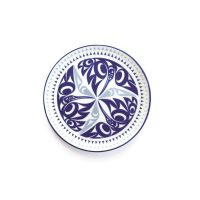 Porcelain Art Plate - Hummingbird by Maynard Johnny Jr