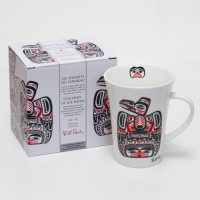 Bill Reid Porcelain Mug - Children of the Raven - with gift box