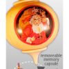 Wooden Christmas Ornaments with memory capsule