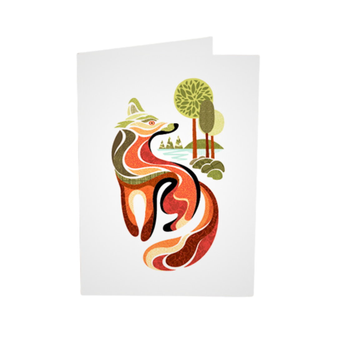 102111_CARTE-RENO LE RENARD Greeting Card – Reno the Fox