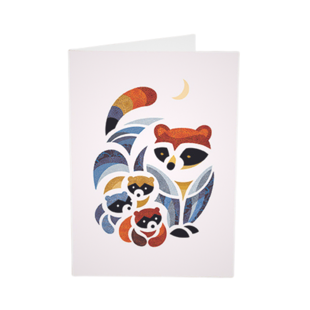 105685_CARTE-RITA LE RATON Greeting Card – Rita the Raccoon