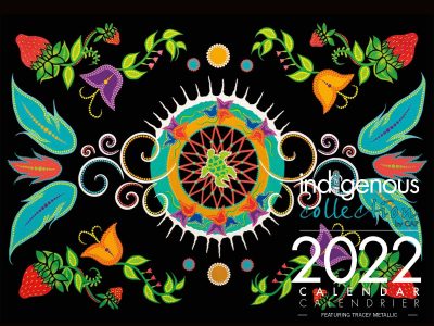 2022 Wall Calendar with Tracey Metallic Artworks
