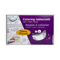Washable reusable coloring tablecloth kids' birthday party