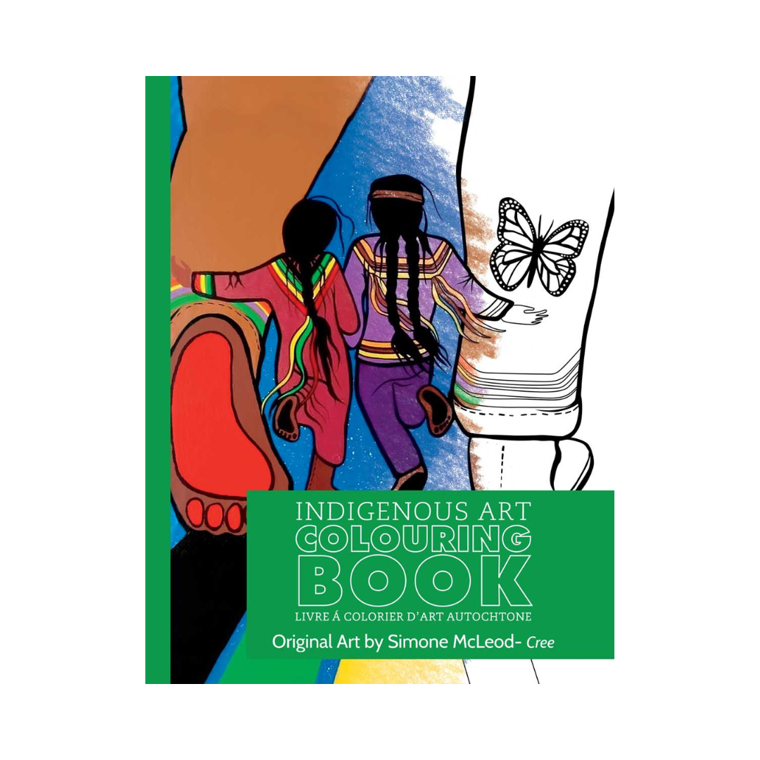 600045_CB-SIMONE MCLEOD Cree-Ojibway artist Simone McLeod's colouring book
