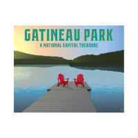 Gatineau Park print by Damn Fine Prints