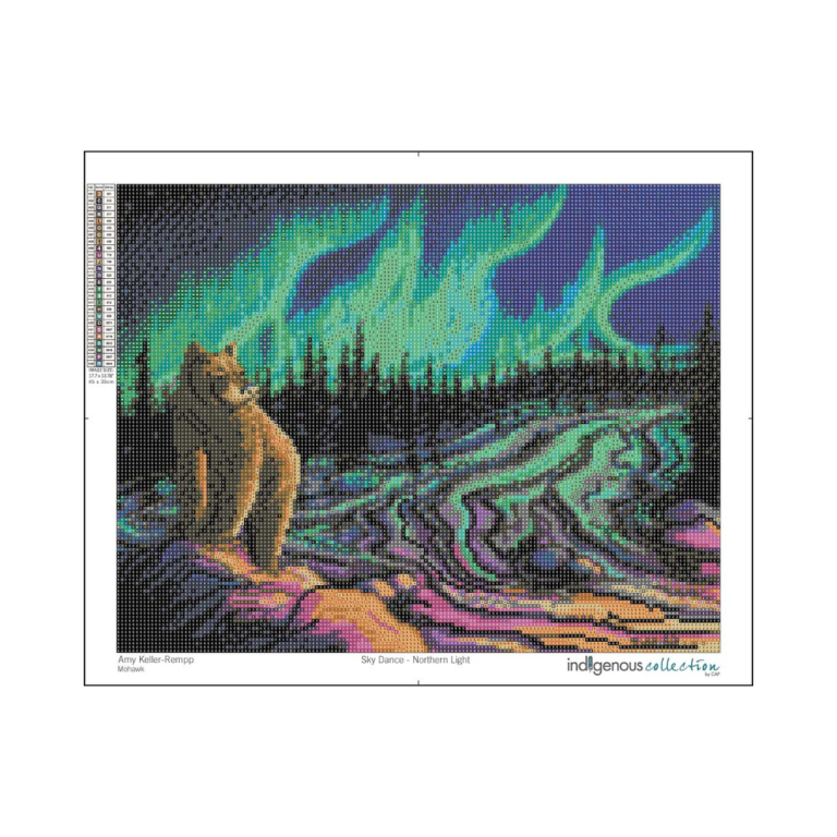 Sky Dance Northern Lights Diamond Painting Canadian Museum of History