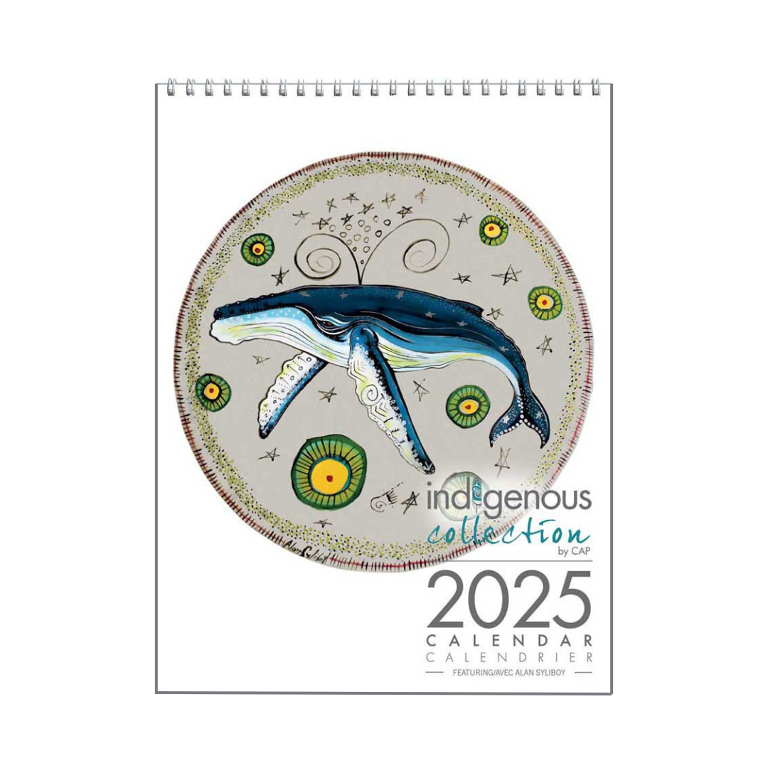 2025 Wall Calendar by Alan Syliboy Canadian Museum of History Boutique