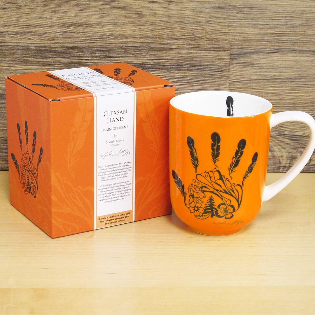 602728 Michelle Stoney Gitxsan Hand Porcelain Mug3