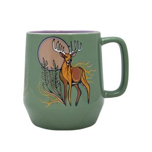 Deer (Waawaashkeshi) Mug by Storm Angeconeb
