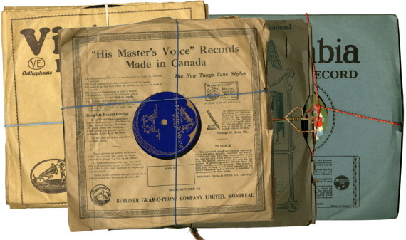 Montage of records