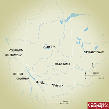 Map - Southern Alberta - Canadian Geographic
