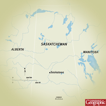 Map - Saskatchewan - Canadian Geographic
