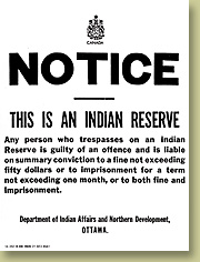 This is an Indian Reserve