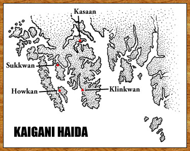 MAP - KAIGANI HAIDA TERRITORY