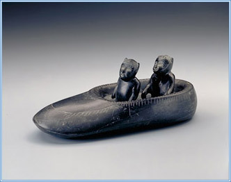 Human Dog Spirits in Slipper - 
Collection: James Houston - S99-11209