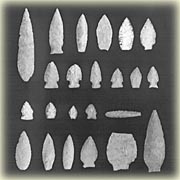 Projectile Points - Photograph: Richard Garner - CMC 2001-63