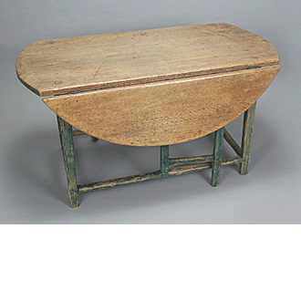 Rustic Drop-Leaf Table - 2002.125.1504 - D2003-318677