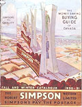 Simpson's Fall Winter 1930-31, 
cover.