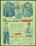 Maurice Richard hockey clothing, 
Dupuis Frères Mi-hiver 1951-52.