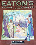 Modern conveniences in a rural 
setting, Eaton's Spring Summer 1926, cover. 