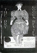 Woman cycling, Dry Goods Review 1896, 
cover.