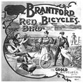 Brantford Red Bird Bicycles catalogue 
1898, cover.