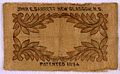 Un des premiers patrons de tapis 
crocheté, 1894.