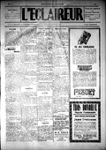 Ad for mail-order service, 
L'Éclaireur, October 19, 1911.