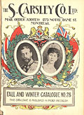 Carsley's Fall Winter 1901-02, cover.