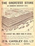 Carsley's, Notre Dame Street, Fall 
Winter 1901-02, p. 2.