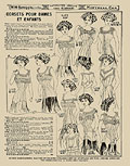 Corsets for women and children, W.  H. 
Scroggie Vente de Janvier et de Février 1910, p. 16.