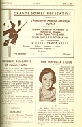 Ad in Le Duprex for a social evening, 
1933.