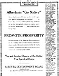 Buy-Alberta ad in Red Deer Advocate, 
November 27, 1929, p. 11.