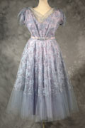 Light blue wedding dress
