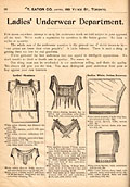 Ladies' underwear, Eaton's Fall Winter 
1895-96, p.38.