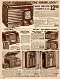 Viking combined radio and record 
players, Eaton's Fall Winter 1939-40, p. 374.