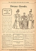 Dress goods, Eaton's Fall Winter 
1897-98, p. 3.