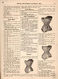 Corsets, Eaton's Spring Summer  1893, 
p.15.