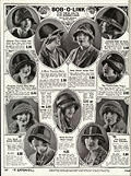 Bob-O-Link hats, Eaton's Fall Winter 
1924-25, p.104.