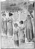 Women's corsets, Eaton's Spring Summer 
1915, p. 113.