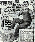 Boys' overalls, Eaton's Spring Summer 
1924.