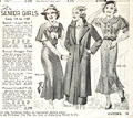 Swagger suits for girls, Eaton's 
Spring Summer 1936, p. 31.